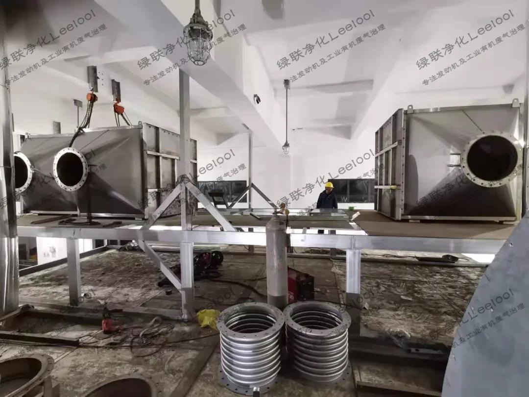 世俱杯官网SCR脱硝系统安装现场